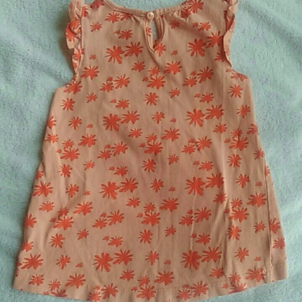 Zara baby sleeveless 100% cotton dress